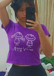 Purple Graphic Tee