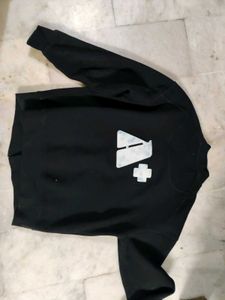 Black varsity Button Jacket