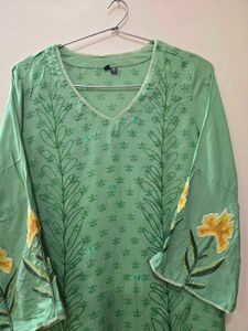 Muslin Kurta Set