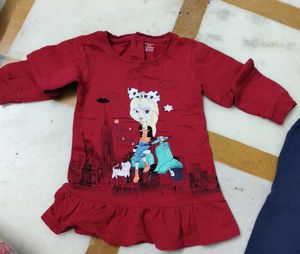 Cute Red Kids Trousers