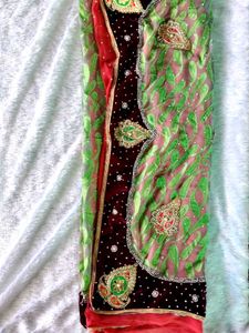 Heavy Embroidered Saree