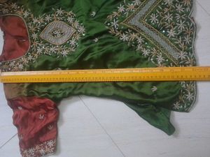 Embroidered Green Lehenga