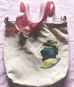 Cute Bear Graphic Tote Bag
