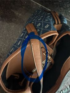 Dune London Denim Handbag ( Check Flaw)