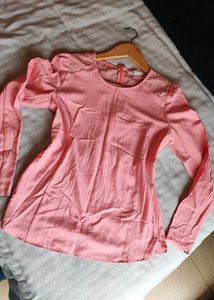 Price Dropped! Roem Pink Stretch Tee.Size S-M