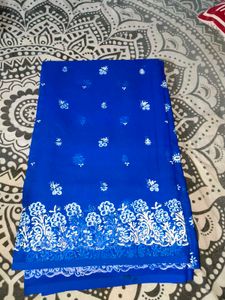 💐Blue Saree💐