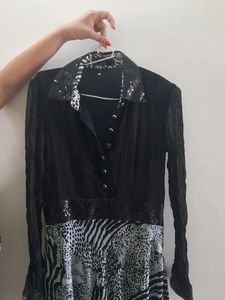 Long One Piece Black &amp; White Colour