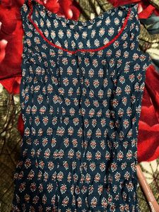 90s Navy,Cherry Red kurti