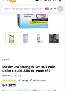 🇺🇲 ICYHot Pain Relief Rollon Frm America *NEW❗