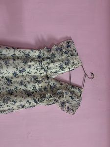 Floral Ruffle Mini Dress