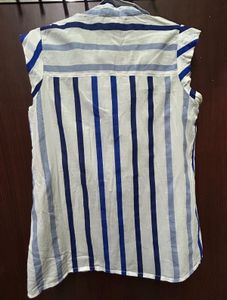 Formal Blue White Shirt