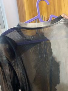 Tie-dye Mesh Top