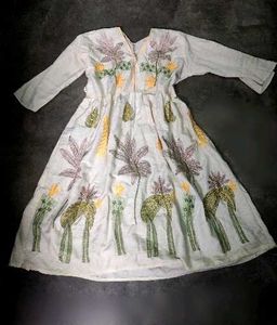 Floral Embroidered Dress