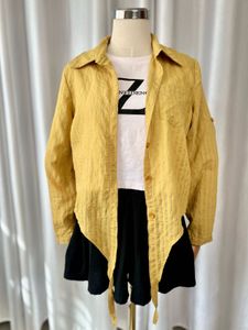 🚀🚀24Hrs EOS SALE🚀🚀Faux 2Pc Yellow Top