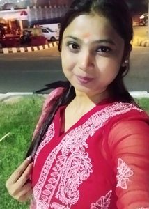 Red Chikankari kurti With Full Cotton Inner Kameez