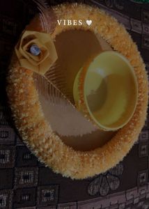 decorative 2 Thali set  for haldi,Mehndi Function