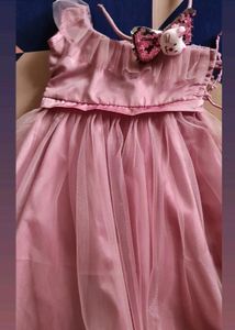 baby long western frock