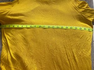 Can Huesen Mustard Colour Top,Light Warm Material