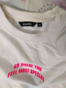 Zudio New White Top