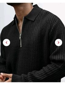 Men&#39;s Black Knit Sweater