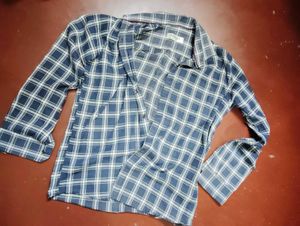 Blue Plaid Shirt