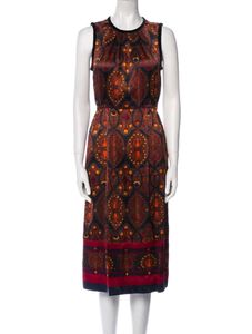 Designer Silk Printed Dress
