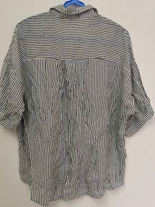 Striped Button-Down Shirt