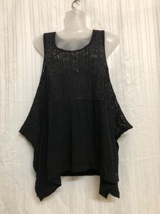 Queen Fashion Shop Black Stylish Top