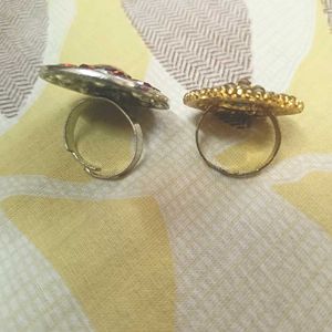 Statement Rings - Set of 2