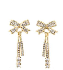 Bow Drop Earrings