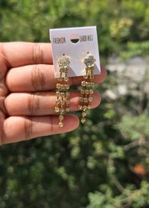 2 Pairs Of AD Earrings