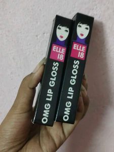 Set Of 2 Elle 18 OMG Lip Gloss
