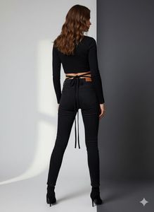 Stylish Black Crop Top