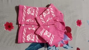 Cute Pink Baby Cardigan