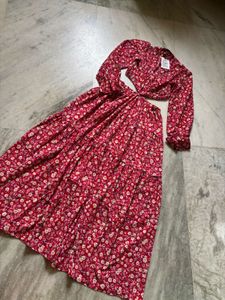 Floral Cutout Maxi Dress