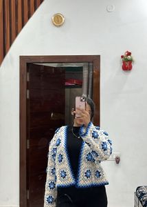 evil eye cardigan