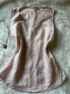 H&amp;M Peach Kurti Top ( V Pretty Irl)