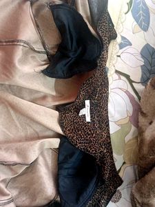 Brown Animal Print Blazer