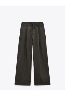 Linen Wide Leg Trousers