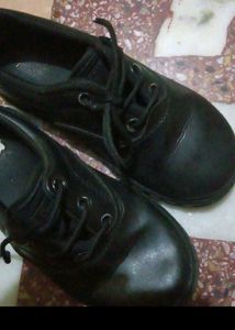 Black And White School Shoes Combo
