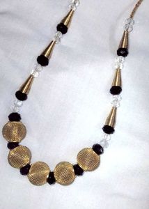 Black pearl beautiful chain necklace🎀