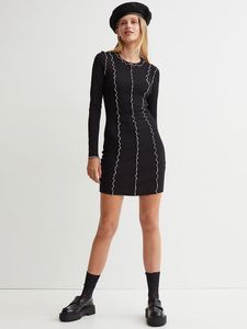 H&M Black Bodycon Dress