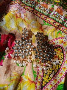 Handmade Beautiful Kundan Earing