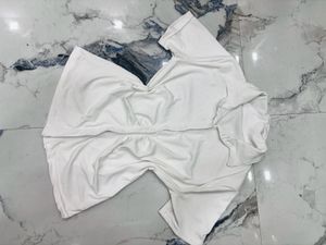 White steachable Top