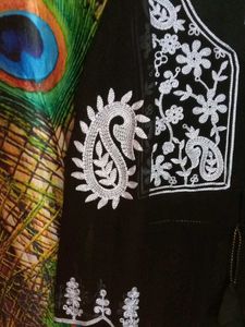Black Embroidered Dress
