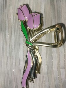 Vintage Tulip Hair Claw Clip