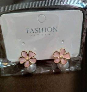 Combo Of 5 Korean Floral Earrings