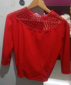 COMBO OF RED TOP AND WHITE GINI & JONY T SHIRT