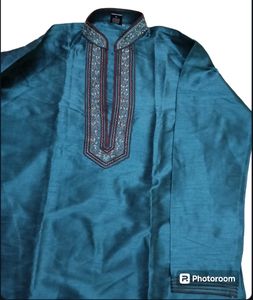 Designer Kurta Pajama ( chanderi Silk)