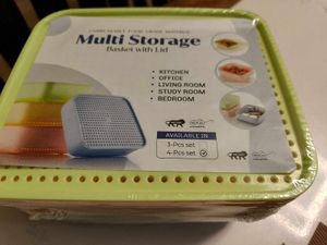 Plastic Box Pack Of 4